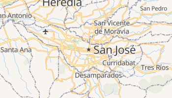 Carte en ligne de San José