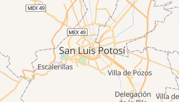 Carte en ligne de San Luis Potosi