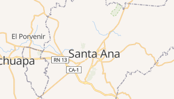 Carte en ligne de Santa Ana