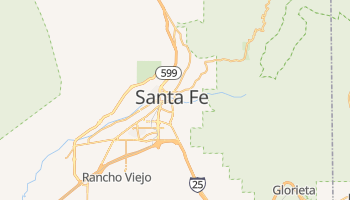 Carte en ligne de Santa Fe