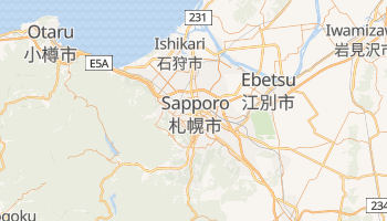 Carte en ligne de Sapporo