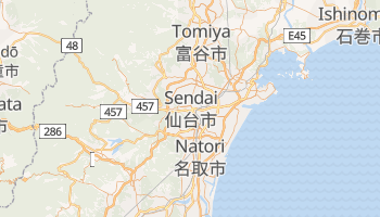 Carte en ligne de Sendai