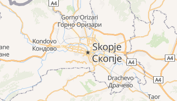 Carte en ligne de Skopje