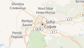Carte en ligne de Sofia