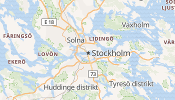 Carte en ligne de Stockholm