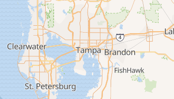 Carte en ligne de Tampa