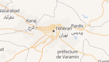 Carte en ligne de Téhéran