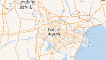 Carte en ligne de Tianjin