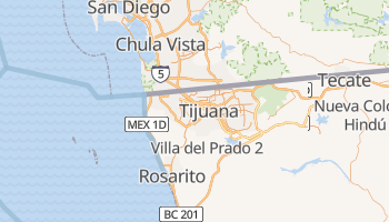 Carte en ligne de Tijuana