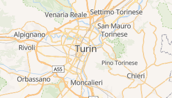 Carte en ligne de Turin