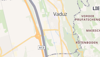 Carte en ligne de Vaduz