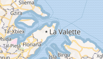 Carte en ligne de La Valette