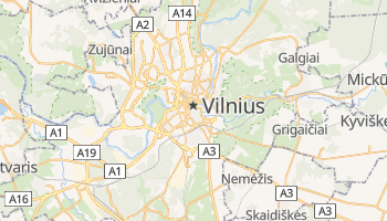 Carte en ligne de Vilnius