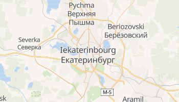 Carte en ligne de Iekaterinbourg