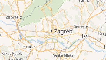 Carte en ligne de Zagreb