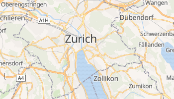 Carte en ligne de Zurich