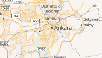Mappa online di Ankara