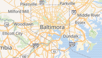 Mappa online di Baltimora