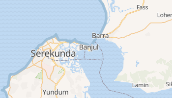 Mappa online di Banjul