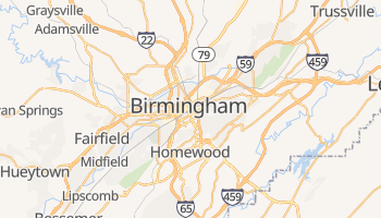 Mappa online di Birmingham