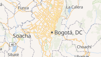 Mappa online di Bogotá