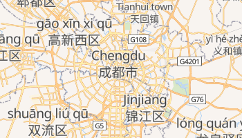 Mappa online di Chengdu