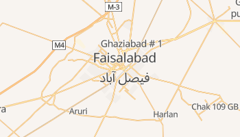 Mappa online di Faisalabad