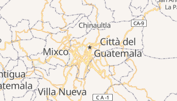 Mappa online di Guatemala