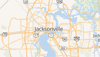 Mappa online di Jacksonville