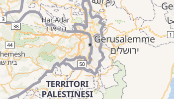 Mappa online di Gerusalemme