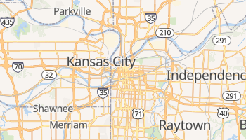 Mappa online di Kansas City