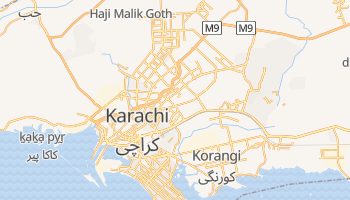 Mappa online di Karachi