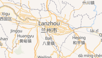 Mappa online di Lanzhou