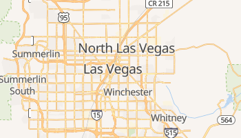 Mappa online di Las Vegas