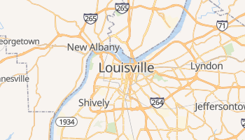 Mappa online di Louisville