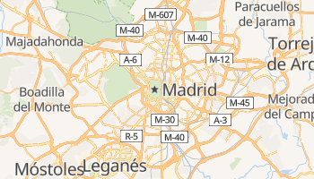 Mappa online di Madrid