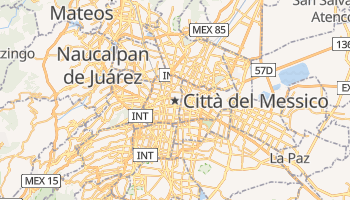 Mappa online di Città del Messico