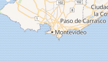 Mappa online di Montevideo