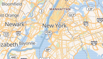 Mappa online di New York