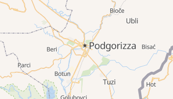 Mappa online di Podgorica
