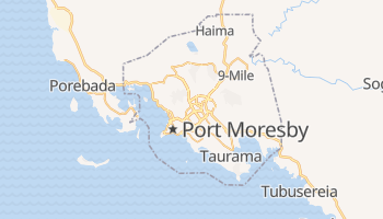 Mappa online di Port Moresby