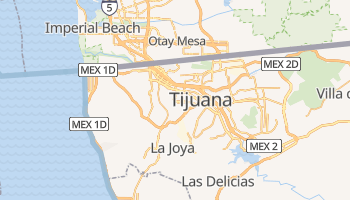 Mappa online di Tijuana