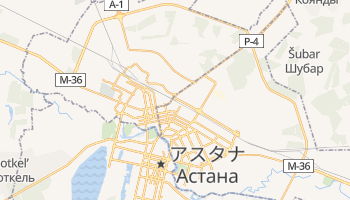 アスタナ の地図