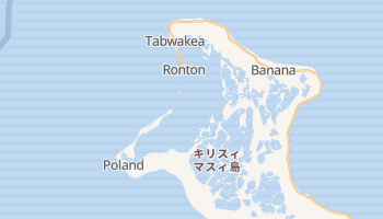クリスマス島 の地図