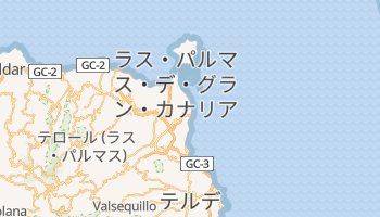 ラス・パルマス・デ・グラン・カナリア の地図