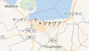 マナグア の地図
