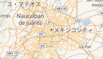 メキシコシティ の地図