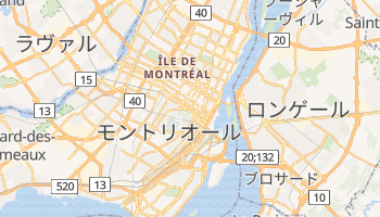 モントリオール の地図