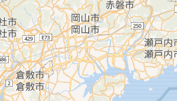 岡山市 の地図