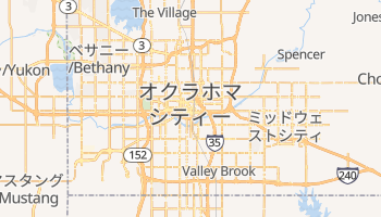 オクラホマシティ の地図